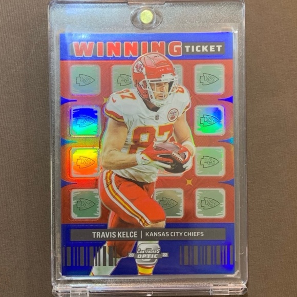 🔥#’d /99 travis Kelce football card - Only 99 Made - Kansas City Chiefs NFL - Picture 1 of 6